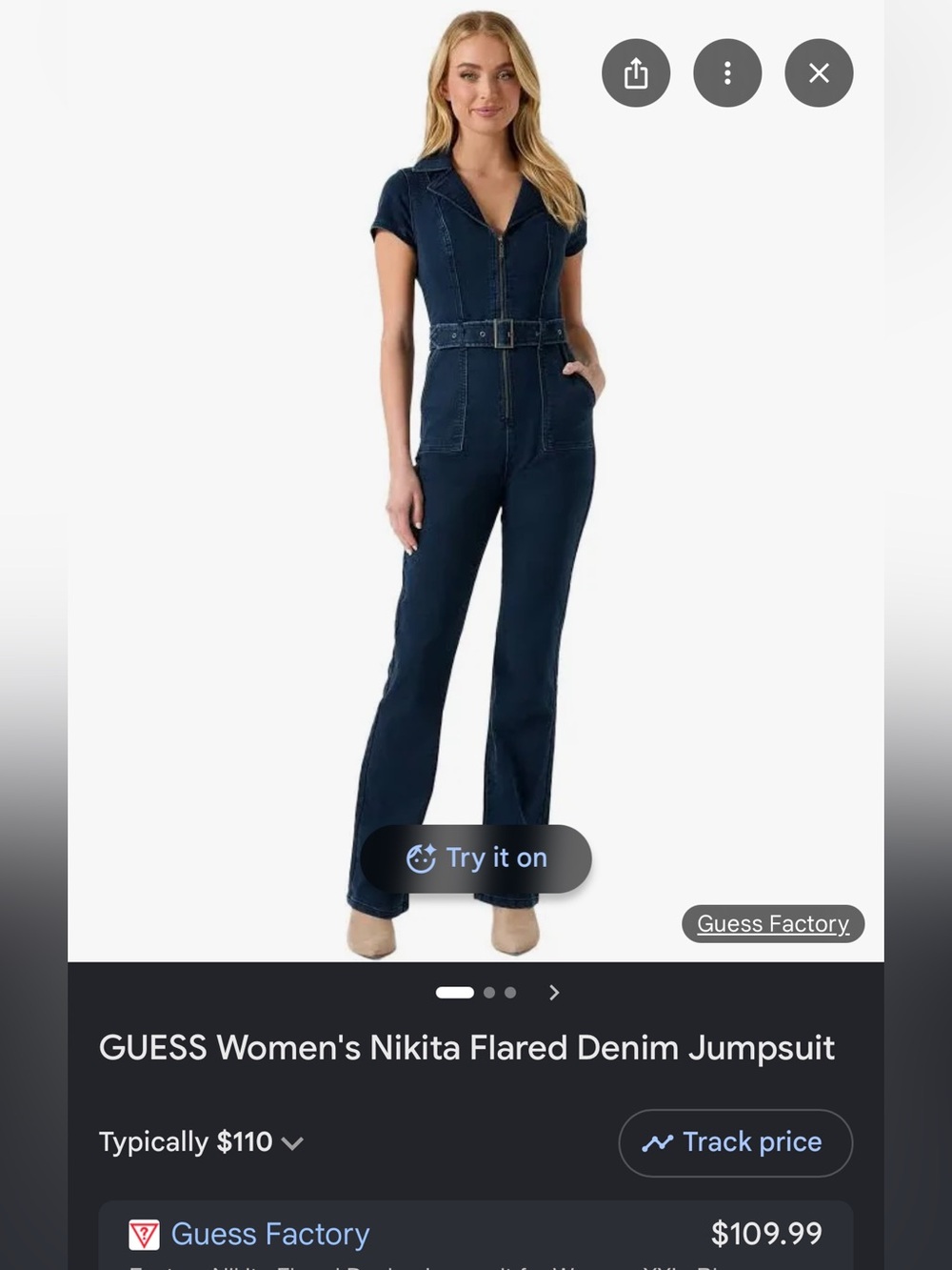 GUESS Nikita Denim Jumpsuit